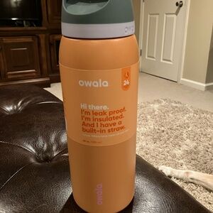 Owala Orange Insulated Water Bottle